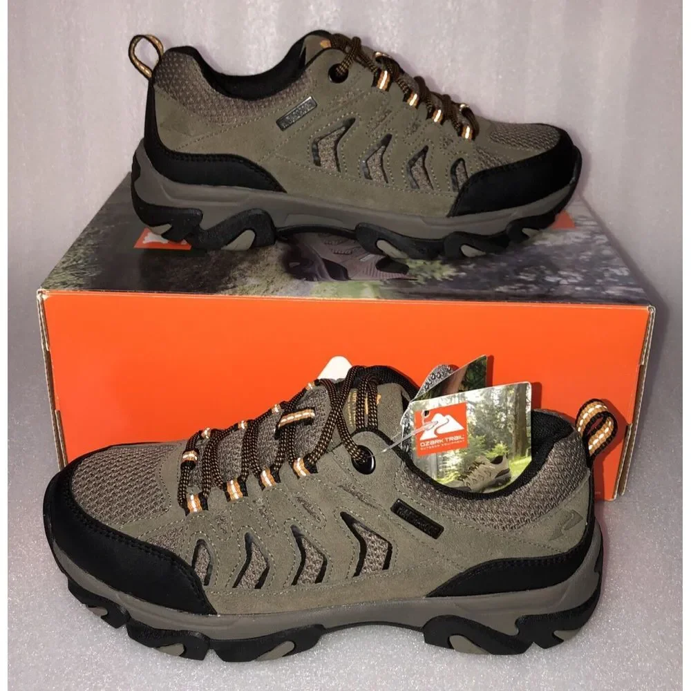 Ozark Trail Taupe Waterproof Lightweight Hiking Shoes Men's‎ Size 7 NEW IN BOX